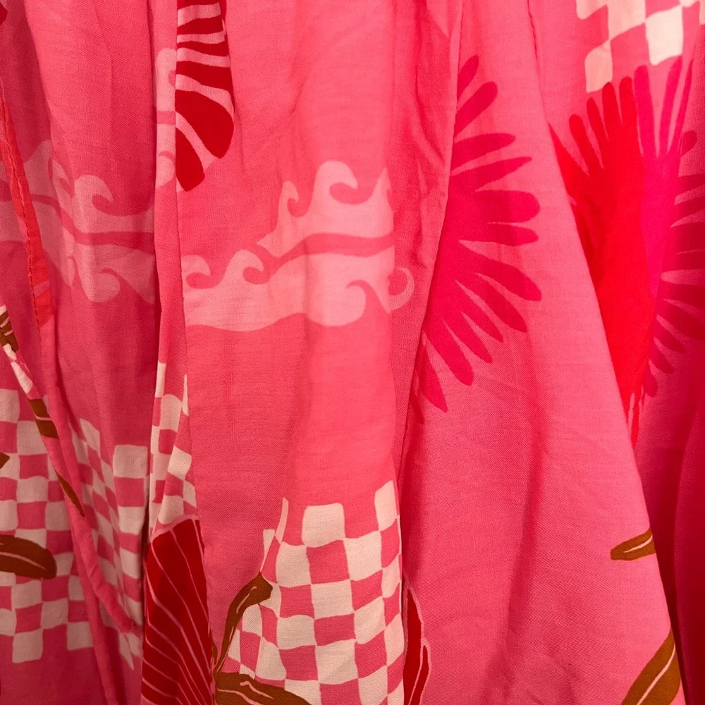 Pink Patterned Skirt - Picture 6 of 8